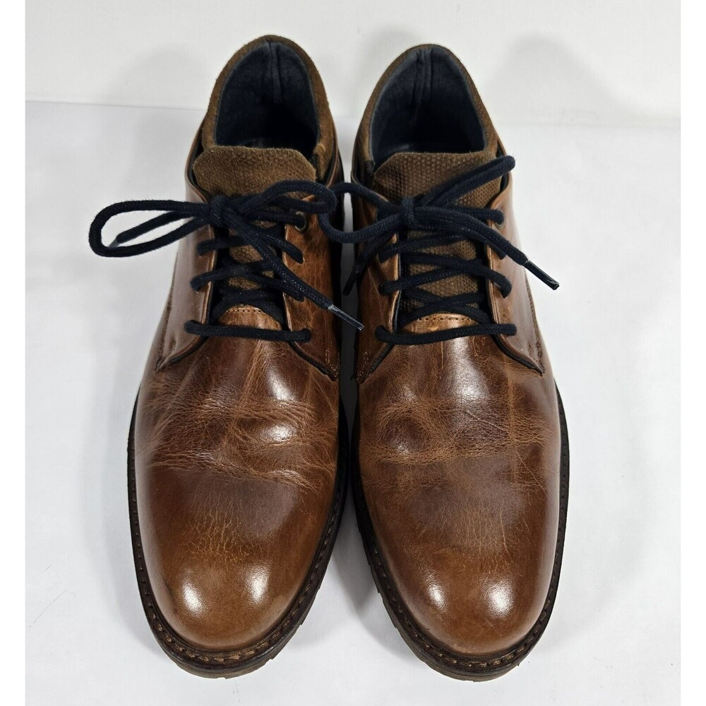 Bull‎ Boxer Men's Size 41 US Size 8 Brandyn Brown Leather Derby Shoes